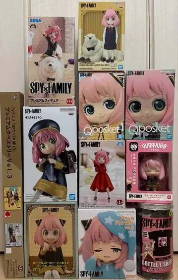 SPY x FAMILY 아냐 포저 Qposket 피규어 외 세트