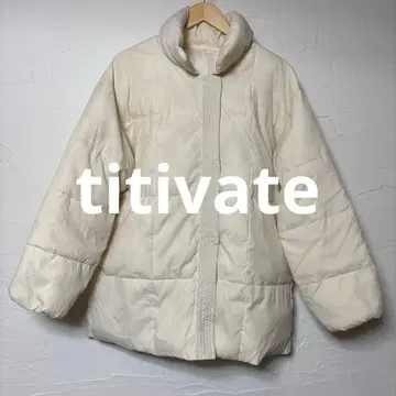 새상품급 titivate 패딩 자켓/아이보리