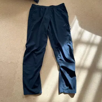 구 로고 앤서 4 answer 4 블랙 조거 팬츠