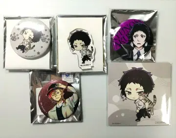 문호 스트레이독스 에도가와 나카하라 캔뱃지 아크릴 스탠드 코스터 세트