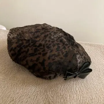 새상품 미사하라다 콜라보 덥스타 레오파드 베레모