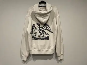 크림색 후드 부착 후드티 새 디자인