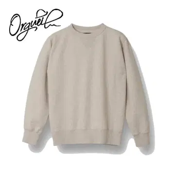 오르게이유 9110 루프휠 TB 맨투맨 아이보리 사이즈 40