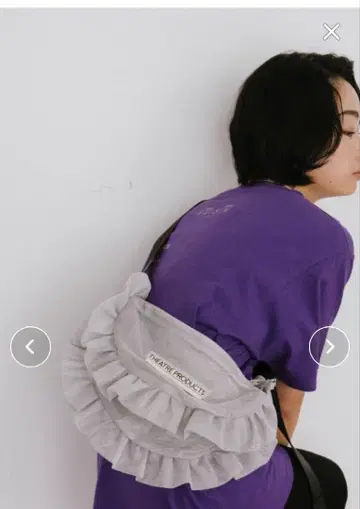 시어터 프로덕츠 프릴 메쉬 백 L