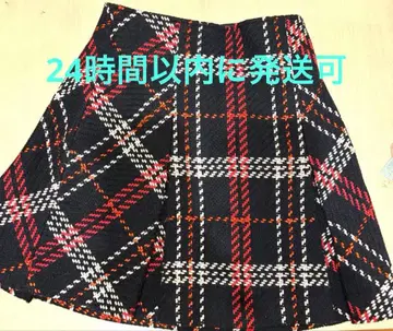 SNIDEL 로빙 체크 미니 스커트 사이즈 1