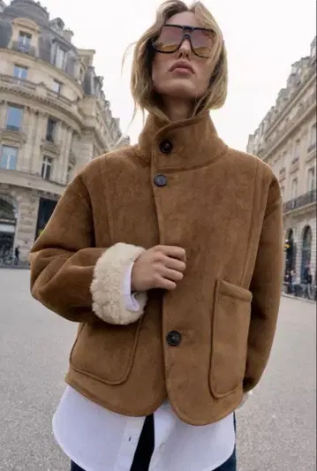 공식 ZARA 자라 리버서블 더블 페이스 자켓 M 사이즈 새상품