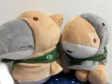 외출 아기상어 바닷가 친구들 모자 인형