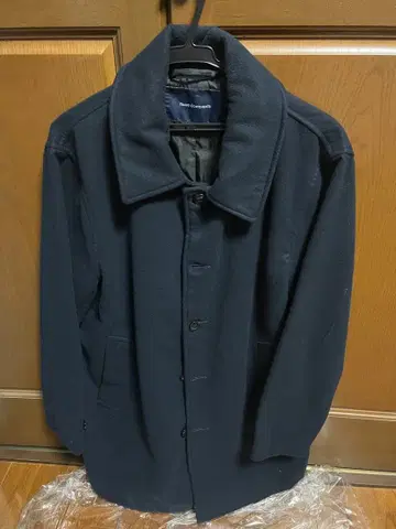 TRANS CONTINENTS 울 코트 XL 네이비