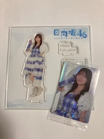 히나타자카 복권 카와타 히나 아크릴 스탠드 카드 세트