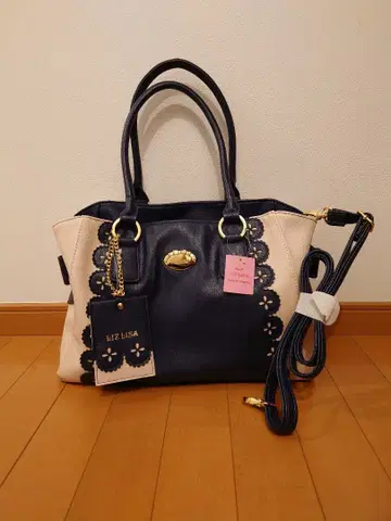 [ 새상품 ] LIZ LISA 숄더백 네이비 베이지 2way