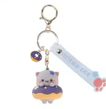 mitao MitaoCat(복숭아 고양이) 미니 피규어 키링 마스코트