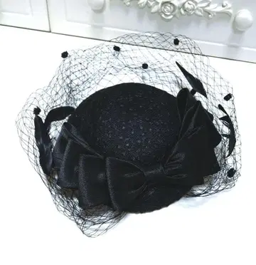 토크햇 토크모자 관혼상제 블랙 검정 모자 포멀