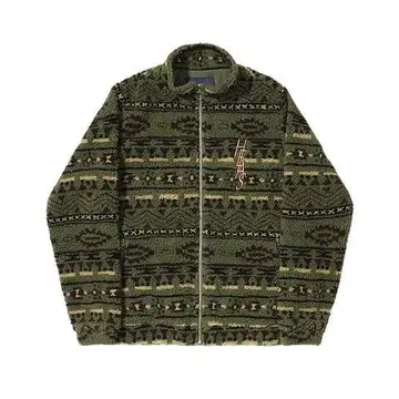 HELAS DEW TEDDY JACKET L 사이즈 GREEN
