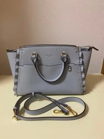 앤드슈에트 클리어 포켓 부착 토트백