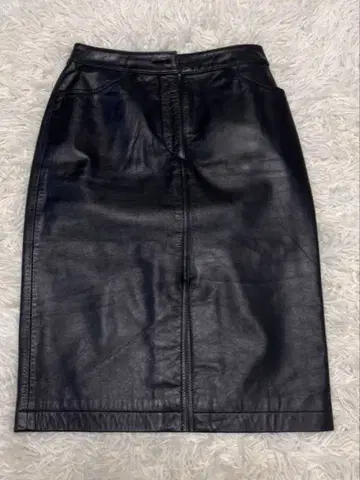 CRACK STEP 소가죽 가죽 타이트 스커트 사이즈 60~63