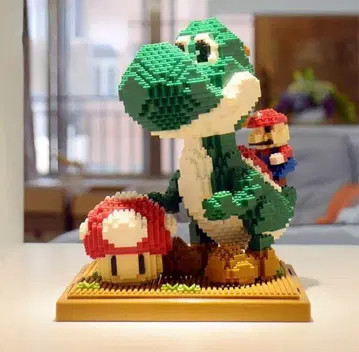 새상품 마리오 요시 블록 세트