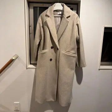 DEAN 베이지 롱 코트