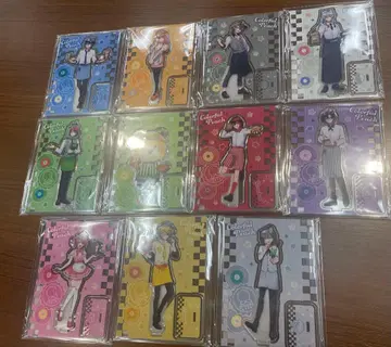 컬러풀 피치 아크릴 스탠드 다이너 전종 세트