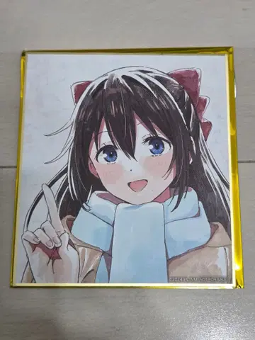 벚꽃 언덕 물방울 무지개 빛나는 도시 2기 극장판 특전 색지