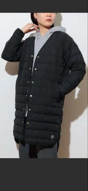 BEAMS HEART 프렌치 롱 다운 자켓 M 사이즈