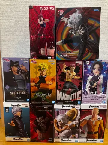 인기 애니메이션 피규어 세트