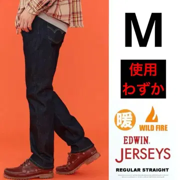 새상품 EDWIN 에드윈 저지즈 M 청바지 데님 웜 팬츠