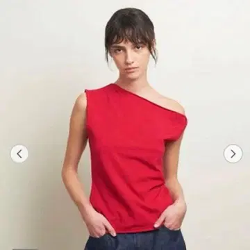 ATTISESSION 트위스트 숄더 상의