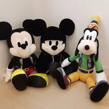 제일복권 킹덤하츠 봉제 인형 3개 세트 왕 소라 구피