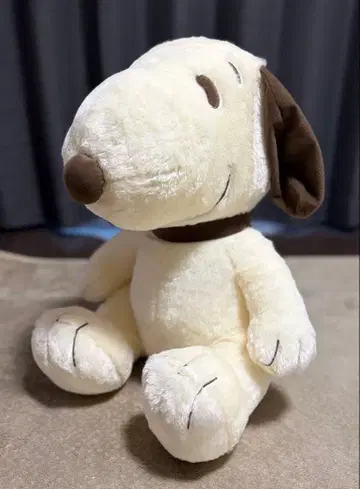 스누피 그랑데 봉제 인형 브라운 앉아Ver. SNOOPY BIG