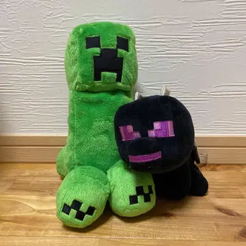 Minecraft 크리퍼와 엔더맨 봉제 인형 세트