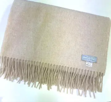 캐시미어 100% 조슈아 에리스 대형 스톨 내추럴 캐시미어