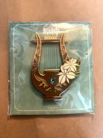 원신 바람과 목가의 성 벤티 OST 기프트 박스 럭셔리판 브로치