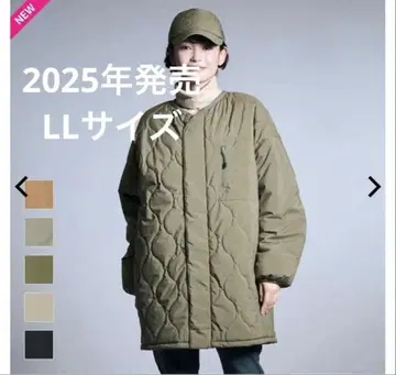 워크맨 방풍 발수 스트레치 퀼팅 코트 카키 LL