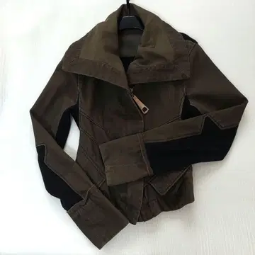 LUXXM 러그엠 바이컬러 이소재 자켓 밀리터리 테이스트