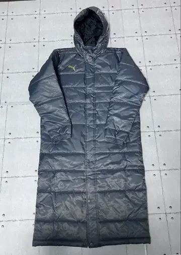 PUMA 롱 코트 L 충전솜 방한 벤치 코트 그레이 계열