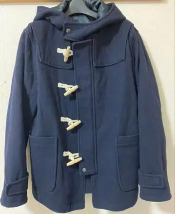 Denime 드님 커스텀 숏 더플 코트 네이비 L