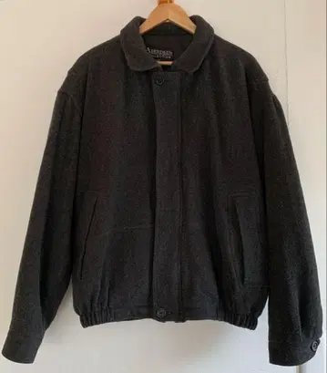 90s ABERDEEN 스윙탑 해링턴 자켓 울 짧은 기장
