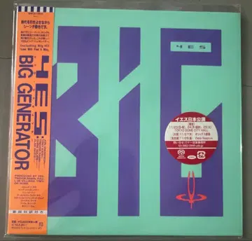 YES Big Generator 7인치 종이 재킷 CD Promo