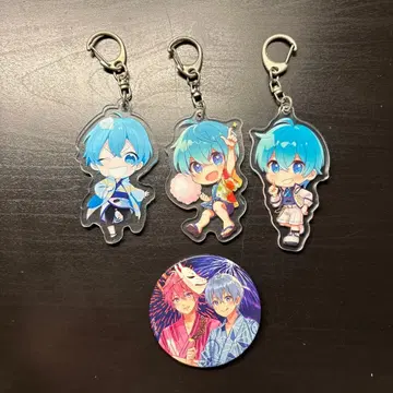 스토푸리 코론 키링 x 3 캔뱃지 x 1