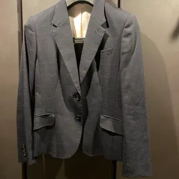 다크 블루 스트라이프 비즈니스 정장 상하의 세트