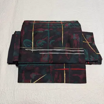 세탁 가능한 츠쿠리 오비 모던 패턴