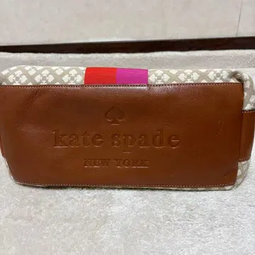 케이트 스페이드 숄더백 베이지/브라운/핑크