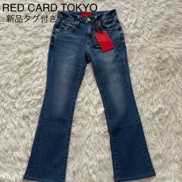 [레드카드 도쿄] 택 포함 새상품 데님 팬츠 35th 플레어
