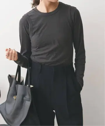 택 포함 새상품 Spick and Span 레이어드 풀오버 티셔츠