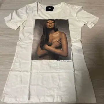 D&G 사진 프린트 반팔 티셔츠