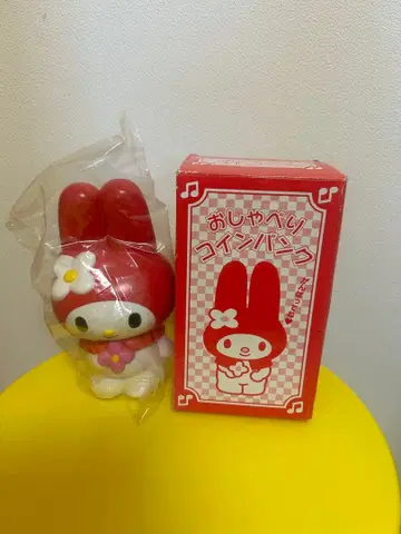 레트로 마이멜로디 말하는 코인 저금통 산리오 저금통 피규어