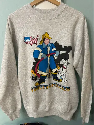 빈티지 90s 헤인즈 프린트 맨투맨