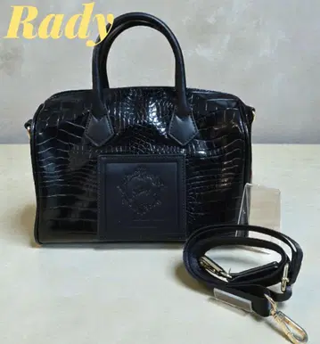 Rady 크로커다일풍 블랙 숄더백