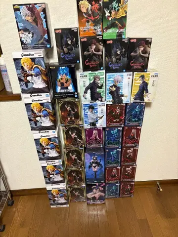 애니메이션 캐릭터 피규어 세트