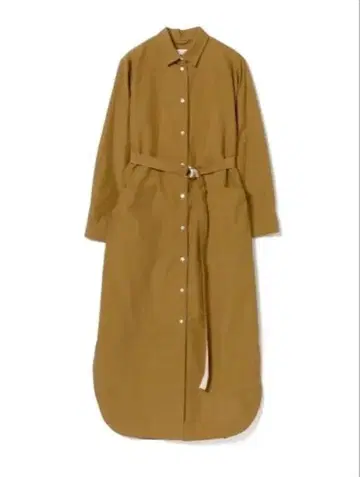 셔츠 원피스 Demi-Luxe BEAMS 빔즈 브라운